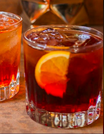 Negroni en la barra