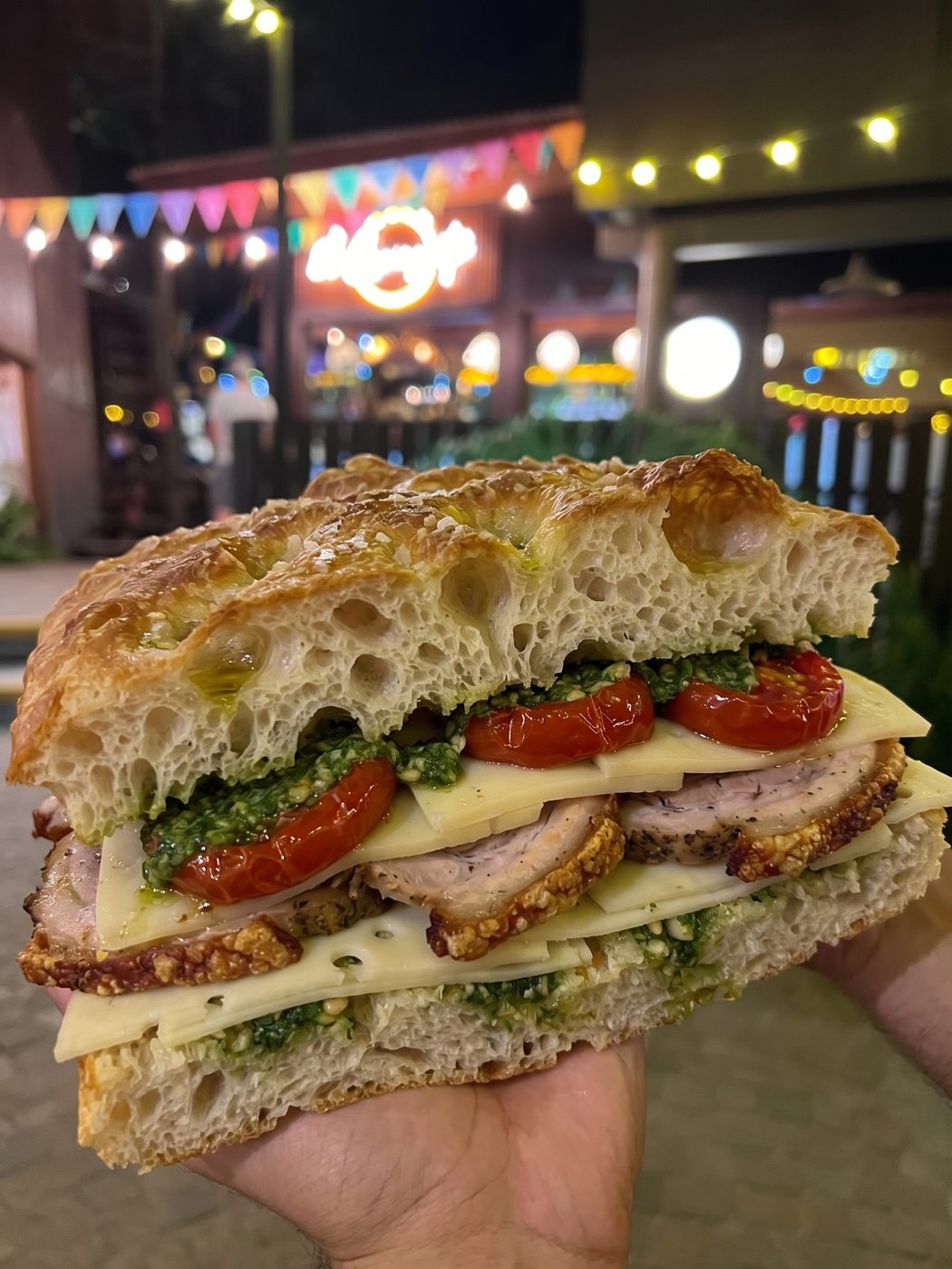 Focaccia rellena