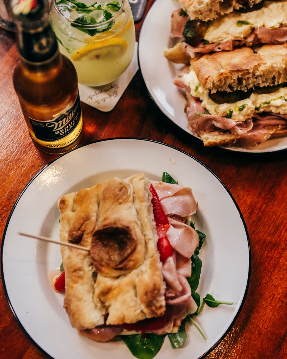 Focaccia rellena de La Focacceria